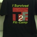T2F I Survived Fit Camp (black)