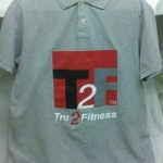 T2F Grey Polo (w/large logo)