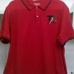 T2F Polo Embroidered (red w/black)